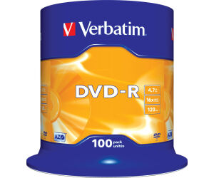 DVD-R Verbatim Advanced AZO 16X/ Tarrina-100uds