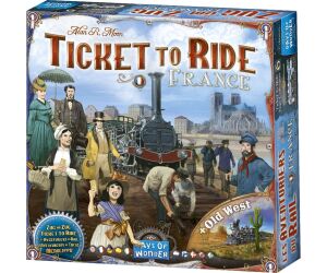 Juego de mesa aventureros al tren francia (+ el viejo oeste) pegi 8