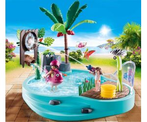 Playmobil piscina divertida con rociador de agua