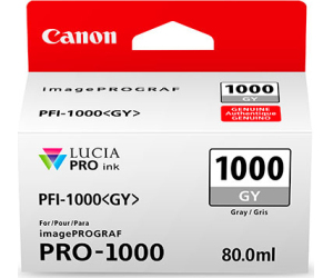 Cartucho de Tinta Original Canon PFI-1000GY/ Gris