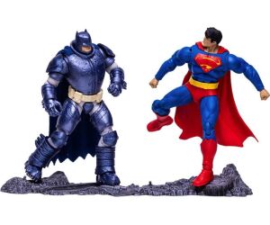 Pack 2 figuras mcfarlane toys collector multipack superman vs. armored batman