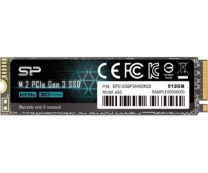 SP P34A60 512GB SSD M.2 PCIe Gen3x4 Nvme