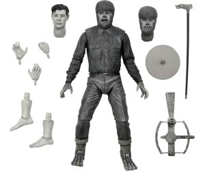 Figura neca universal monster scale action ultimate wolf (b&w)