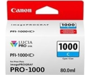 Cartucho canon pfi - 1000 c cian pro - 1000