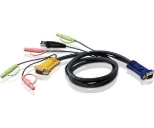 Aten Cable KVM USB con audio y SPHD 3 en 1 de 5 m