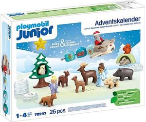 Playmobil junior: calendario de adviento navidad en la nieve