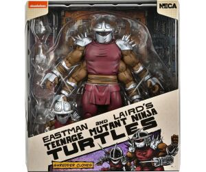 Figura neca tortugas ninja shredder clone & mini shredder