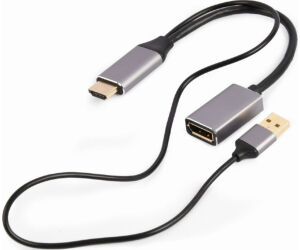 Adaptador Gembird  Activo 4k Hdmi Macho A Displayport Hembra Negro