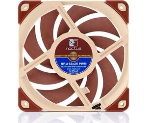 Noctua Ventilador Caja Nf-a12x25-pwm, 120mm Fan, 120x120x25mm, 12v, 2000rpm/1700rpm/450rpm, 22,6 Db(a), 102,1 M3/h, 2,34 Mm H2o, 4 Pines