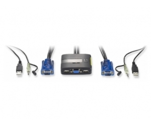 Conmutador KVM 2 puertos USB