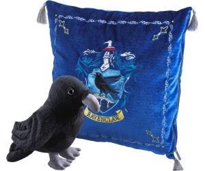 Peluche pack the noble collection harry potter cuervo mascota ravenclaw + cojin ravenclaw