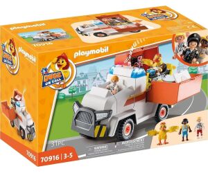 Playmobil duck on call vehiculo de emergencia ambulancia