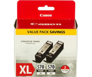 Pack cartucho tinta canon pgi - 570xl negro 2 uds