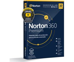 NORTON 360 Premium 75GB ES 1us 10 dispositivos 1A