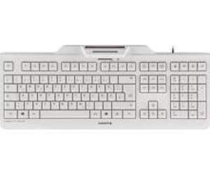 Cherry Teclado+Lector Chip Integrado (DNIe) Blanco