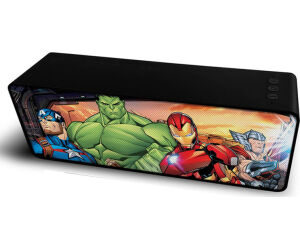 Altavoz ert group bt stereo 2.1 portatil inalambrico 10w avengers 006 marvel multicolor