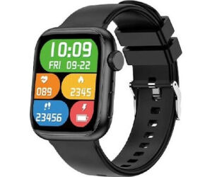 Forever Smartwatch IGo Watch 3 JW-500 Notificaciones/ Frecuencia Cardiaca/ Negro