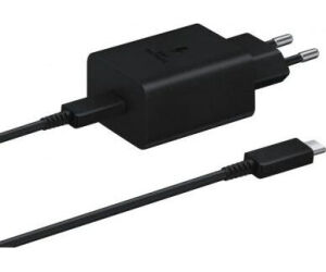 Cargador Rapido Samsung 45w Usb-c Con Cable Negro Ep-t4510