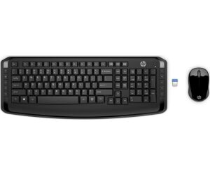 Kit teclado + mouse raton hp 300 wireless inalambrico