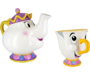 Pack paladone disney la bella y la bestia tetera mrs potts y taza chip