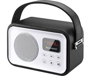 Radio Porttil Sunstech RPBT450/ Negra