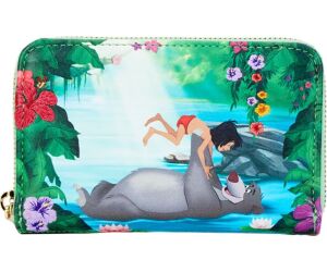 Cartera loungefly disney el libro de la jungla necessities zip around wallet