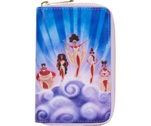 Cartera monedero loungefly funko disney hercules musas nubes zip around wallet