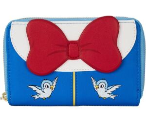 Cartera loungefly disney blancanieves cosplay bow zip around wallet