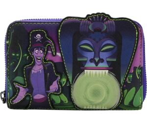 Cartera loungefly funko disney tiana y el sapo dr. facilier lenicular