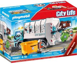 Playmobil city life camion de basura con luces