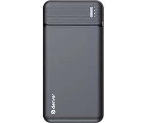 Bateria externa portatil powerbank denver pqc - 20007 20000mah usb tipo a -  usb tipo c -  micro usb