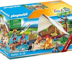 Playmobil familia de acampada