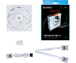 Ventilador 120x120 Lian Li Unifan Tl120 White Argb Rever