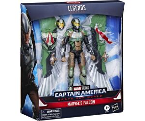 Figura hasbro legends series captain america brave new world -  marvel's falcon