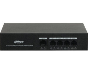 (dh-pfs3005-4et-36) Dahua Switch Poe 4 Puertos + 1