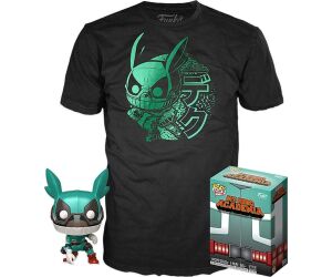 Pop & tee my hero academia deku con casco (full mech suit) funko + camiseta talla s