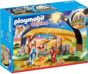 Playmobil navidad belen con luz