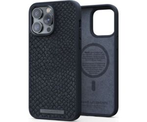 Funda Magsafe Iphone 14 Pro Max Piel De Salmon Negro Njord