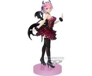 Figura banpresto re: zero starting life in another world espresto clear & drssey ram special color ver. 22cm