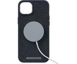 Funda Magsafe Iphone 14 Piel De Salmon Negro Njord