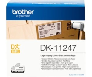 Etiquetas papel precortada brother dk11247 103 x 164 mm 180e ql1050 -  ql1100