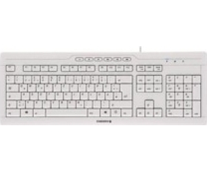 Teclado cherry stream 3.0 usb ultraplano blanco