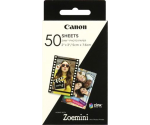 Papel fotografico canon zp - 2030 50 hojas zink para zoemini