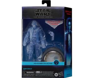 Figura hasbro star wars the black series holocomm collection han solo