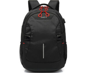 Mochila Ewent Para Portatil 15.6'' Negra Con Conexion Usb