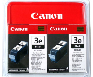 Cartucho tinta canon bci - 3e pack 2 negro i6500 -  s400 -  s450 -  s500 -  s600 -  s630 -  c600 blister