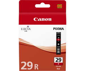 Cartucho tinta canon pgi - 29r rojo pixma pro 1