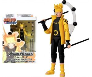 Figura bandai naruto shipudden anime heroes uzumaki naruto modo sabio de los seis caminos