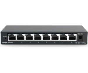 Ruijie Unmanaged Switch 8xGb RJ45 Steel Case