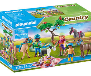 Playmobil country -  excursion picnic con caballos